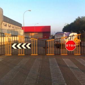 Rótulo cartel Seguridad Vial, Polígono de La Isla Dos Hermanas Sevilla. 