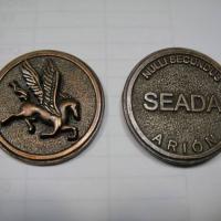 Seada Ej&eacute;rcito del Aire, Sevilla. Medalla moneda fundida