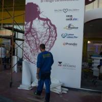 Stan y rotulación Congreso de enfermedades cardiovasculares Fibe Sevilla octubre 2012