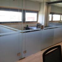 Steag Energy Services Solar Sevilla.  Rotulación de vinilos al ácido