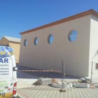Capilla de la Virgen de la Pasión en Las Portadas Dos Hermanas Sevilla. Láminas solares con 79% de reducción de calor
