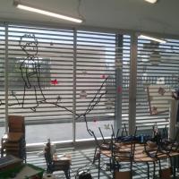Colegio Huerta de la Princesa Dos Hermanas Sevilla. Rotulación de vinilos en impresión digital y al ácido