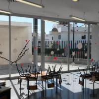 Colegio Huerta de la Princesa Dos Hermanas Sevilla. Rotulación de vinilos en impresión digital y al ácido