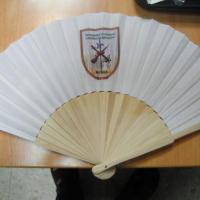 Hermandad de Antiguos Caballeros de la Legi&oacute;n. Abanico serigrafiados