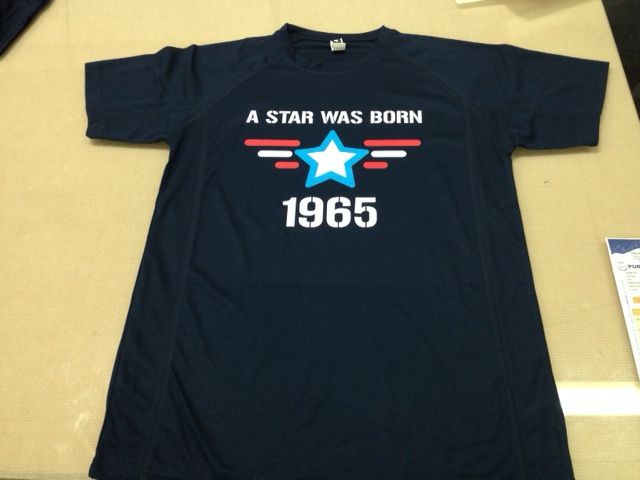 Camiseta en transfer textil. Trabajo particular