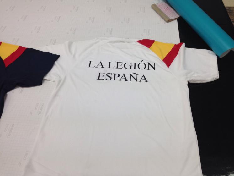 Camisetas serigrafiadas. La Legión Española. Grupo de Caballería. Ronda