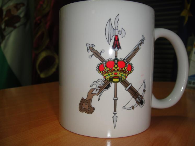 Grupo de Caballer&iacute;a La Legi&oacute;n Ronda M&aacute;laga. Taza grabadas por sublimaci&oacute;n