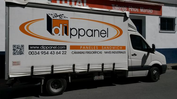 Rotulación camión Dippanel Sevilla