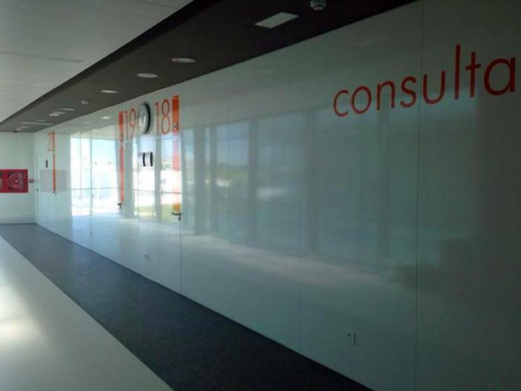 R&oacute;tulo Cartel Ambulatorio de Torreblanca Sevilla, Junta de Andaluc&iacute;a.