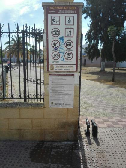 R&oacute;tulo cartel Carteler&iacute;a Participaci&oacute;n Ciudadana. Ayuntamiento de Utrera Sevilla