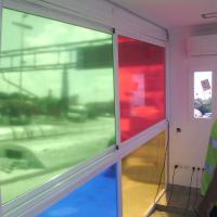 Rotulación de Cabinas de entrada a Mercasevilla. Trabajos realizados para Nicolás Escalona Construcciones. 