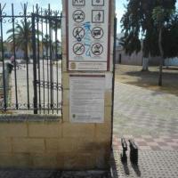 Rótulo cartel Cartelería Participación Ciudadana. Ayuntamiento de Utrera Sevilla