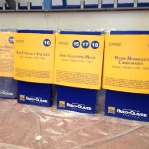 Rótulo cartel Directorios interiores Universidad pablo de Olavide Sevilla 