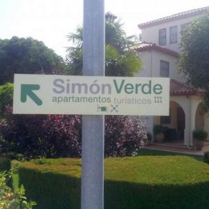 Rótulo cartel Hotel Turístico Simón Verde, Sevilla