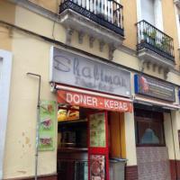 Rótulo de letras y logos de neón pírex. Shalimar Kebab, la Alameda Sevilla