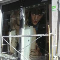 Tienda Tous de Granada. Trabajo realizado para Cacelia. Rotulación de vinilos en impresión digital 