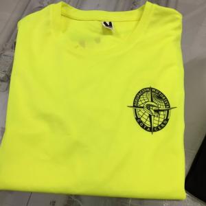 Camiseta serigrafiada a 1 tinta. Agrupación Motorista Cota Cero Sevilla.