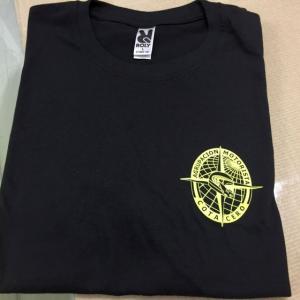 Camiseta serigrafiada a 1 tinta. Agrupación Motorista Cota Cero Sevilla.