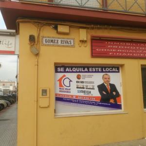 Cartel en impresión digital. Inmobiliaria Casa Piso Dos Hermanas Sevilla