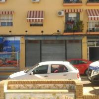 Cartel rótulo frontal, rotulado con vinilos e iluminados con focos led. Tele Teacher academia Dos Hermanas Sevilla