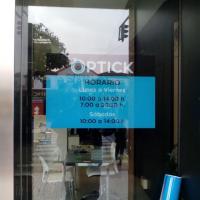 Optick, Óptica Bormujos. Rotulación de vinilos en impresión digital