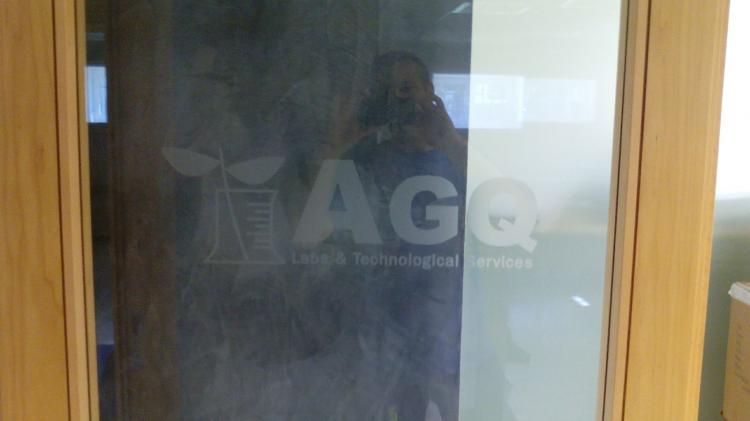 AGQ Sevilla. Rotulación de vinilos al ácido