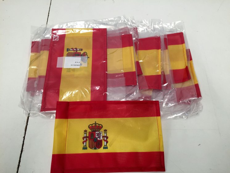 Banderas España náuticas para moto. Grupo Goldwing Sevilla.