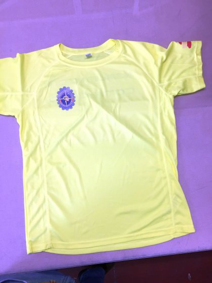 Camiseta técnica serigrafiado y transfer. Agrupación Motorista Cota Cero Sevilla.