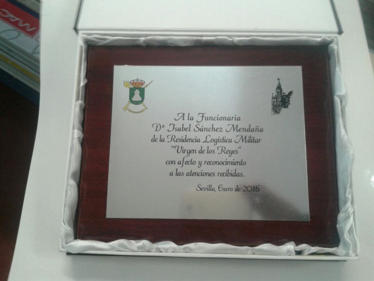 Placas conmemorativas. Residencia Militar Virgen de Los Reyes, Sevilla