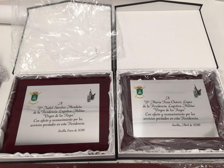 Placas conmemorativas. Residencia Militar Virgen de Los Reyes, Sevilla