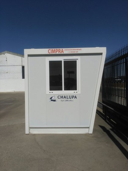 Rotulaci&oacute;n de caseta con vinilos de corte. Sal Chalupa Dos Hermanas Sevilla.