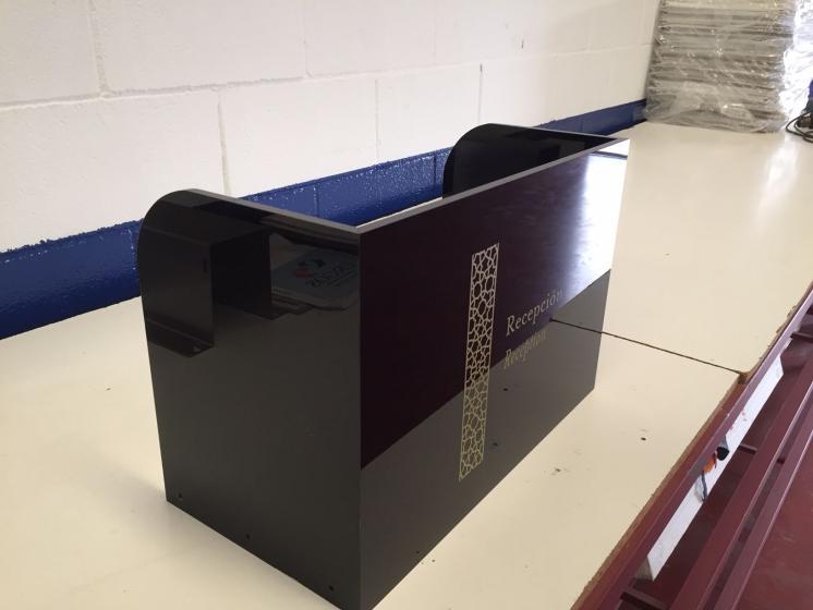 R&oacute;tulo Cartel como expositor para el Hotel Alfonso XIII, Sevilla