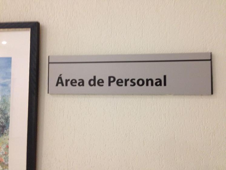 R&oacute;tulo Cartel Entidad Privada.