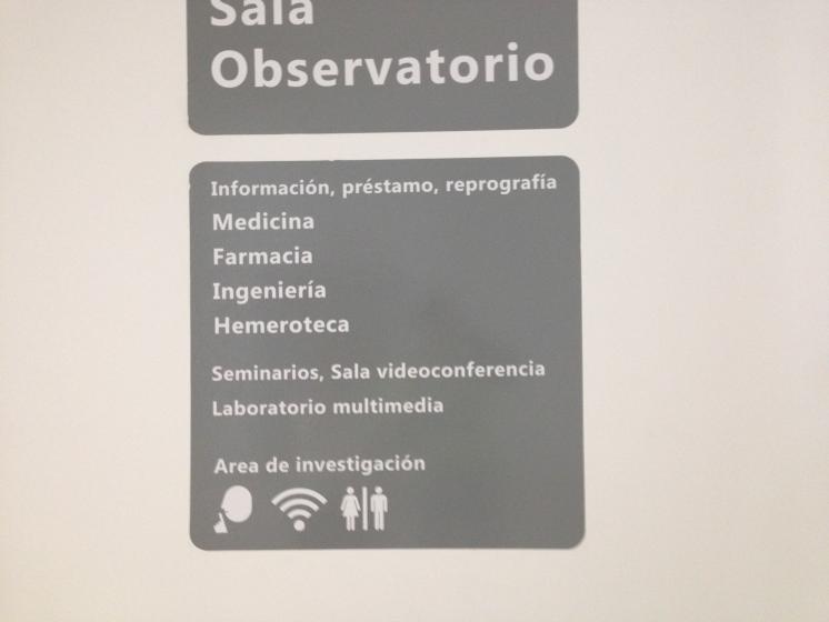 R&oacute;tulo Cartel Universidad de Sevilla