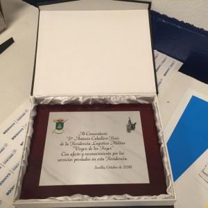 Placas conmemorativas en impresi&oacute;n digital. Sevilla