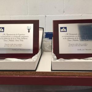 Placas conmemorativas en impresi&oacute;n digital. Sevilla