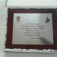 Placas conmemorativas. Residencia Militar Virgen de Los Reyes, Sevilla