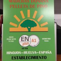 Rótulo cartel Maderas Doñana. Hinojos, Huelva. cartelería en Cartón pluma impresa directa.