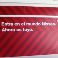  Rótulo cartel. Nissan Andalsyr de Huelva. Letras recortadas y lacadas en pvc.