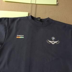 Sudadera en transfer textil en tetilla. Grupo motero Rtem Híspalis Sevilla.
