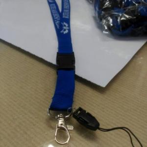 Lanyard serigrafiado para Grupo motorista Rteam H&iacute;spalis Sevilla