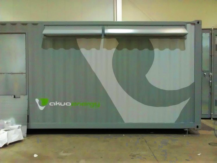 Rotulaci&oacute;n en vinilo especial para contenedores container, fabricados por Proinsener Sevilla.