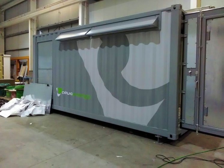 Rotulaci&oacute;n en vinilo especial para contenedores container, fabricados por Proinsener Sevilla.