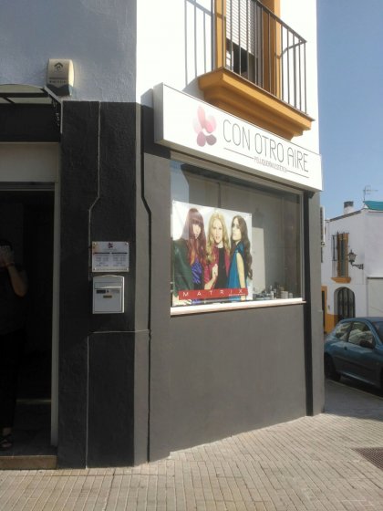 Rotulación de vinilos especial para cristales. Con Otro Aire Sevilla
