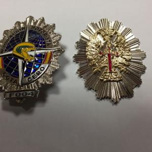 Placas insignias de Cuerpos y Seguridad del Estado. Agrupación Motorista Cota Cero Sevilla 
