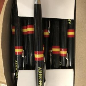 Bol&iacute;grafo serigrafiado para unidad Militar en Sevilla.