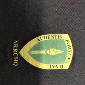 Camiseta en serigrafía para unidad militar en el extranjero. Sevilla