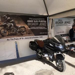 Lonas publicitarias en impresión digital para Boxer Jerez, BMW Motorrad en Jerez de la Frontera Cádiz.