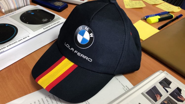 Gorra en Transfer personalizada. Sevilla.