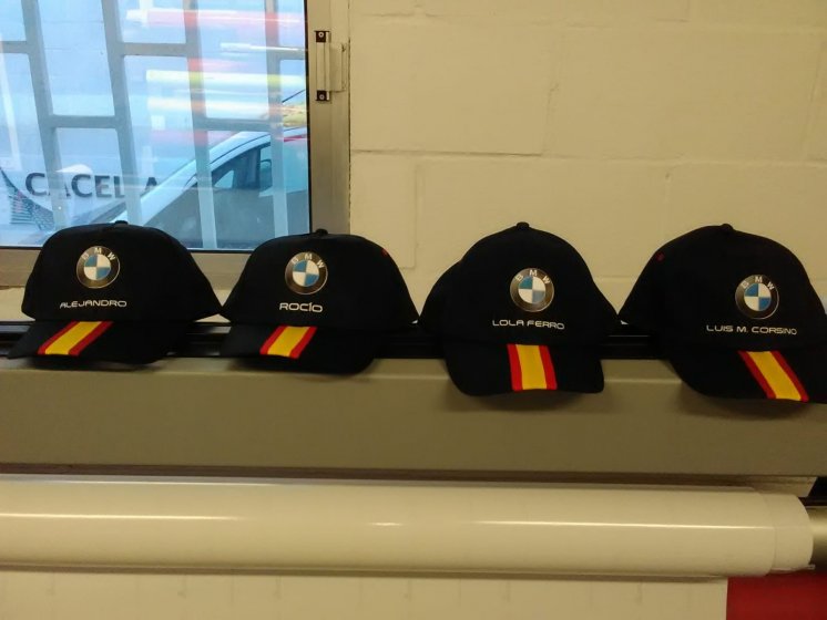 Gorras personalizadas. Sevilla